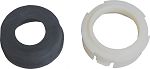 White Lower Steering Column Seal Retainer, w/ Seal