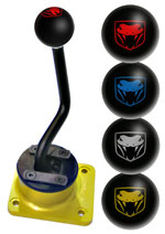 Viper Head Shift Knob, Yellow Logo