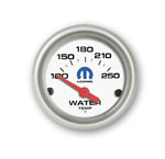 Silver Face Water Temperature Gauge, SRT logo