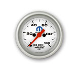 Silver Full Sweep Fuel Pressure Gauge, SRT logo