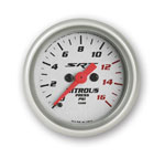 White Full Sweep Nitrous Pressure Gauge