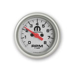 Silver In-Dash Tachometer