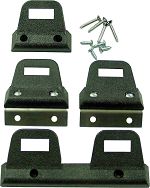 Complete Seat Belt Clip Set, Buckets